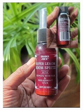 Trader Joe's Super Lemon Room Spritz - Red Bottle